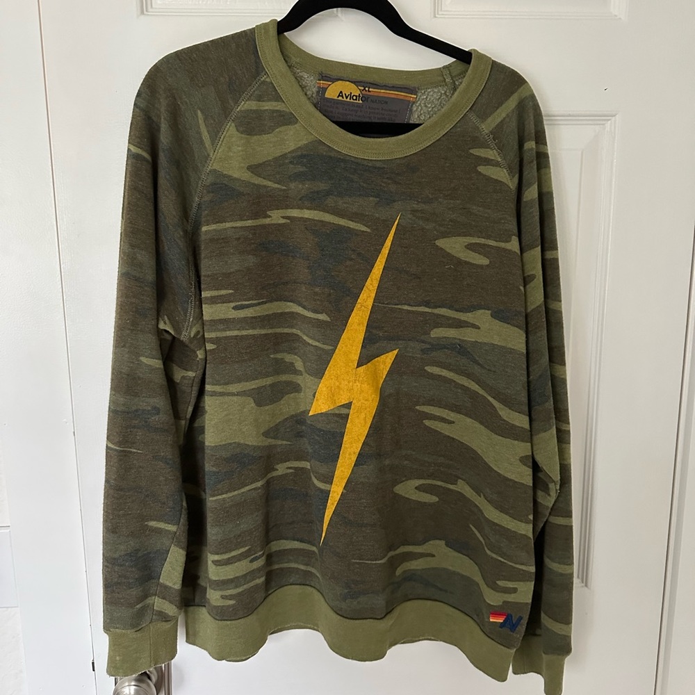Aviator Nation Lightning bolt sweatshirt XL